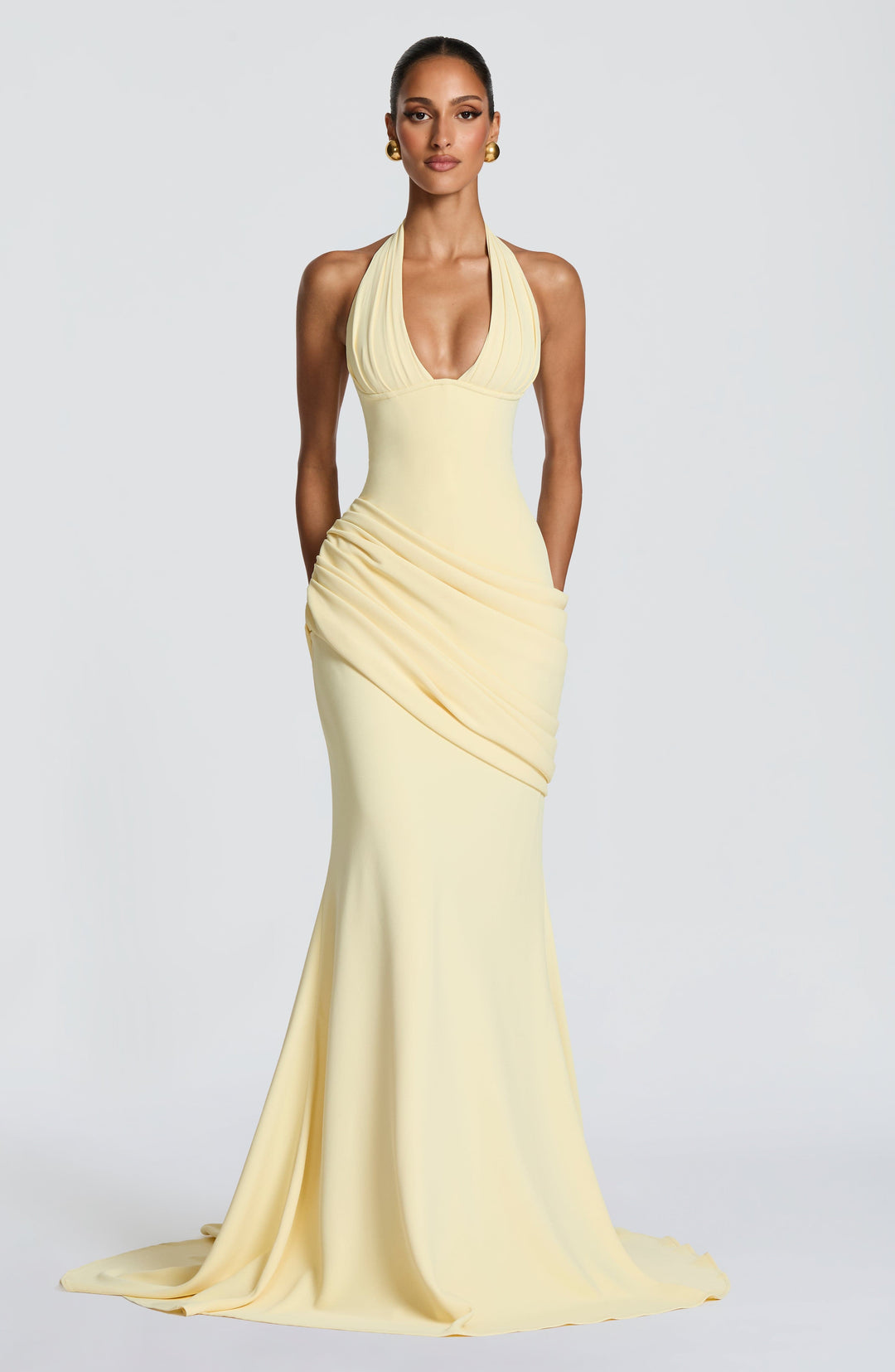 Solen | Ruched Corset Gown