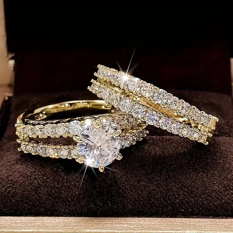 Nerella | Brilliant Ring Set in first_variant_option1 | Elegant Women&