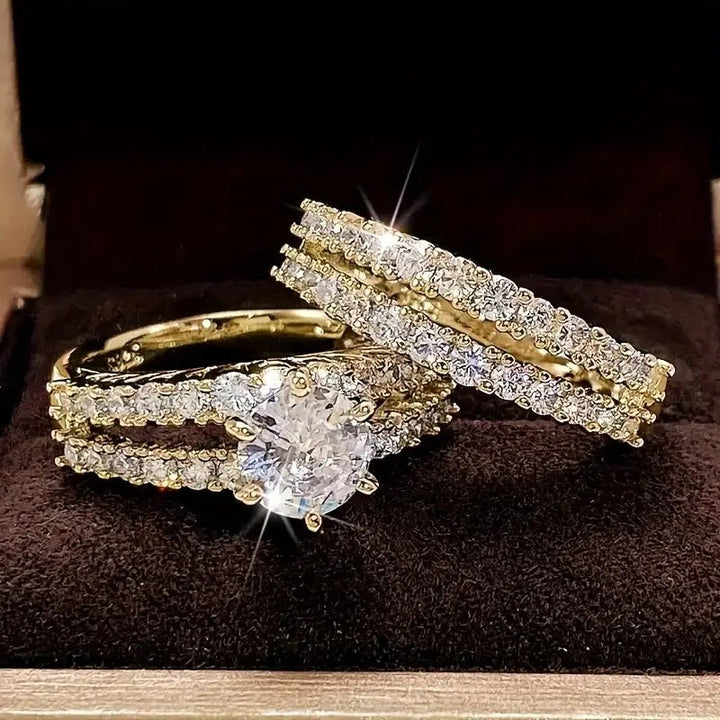 Nerella | Brilliant Ring Set in first_variant_option1 | Elegant Women&
