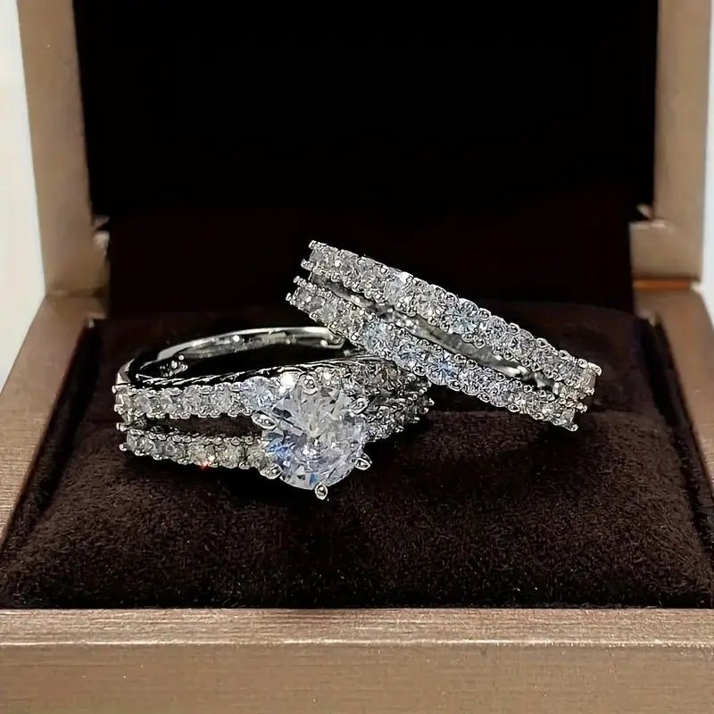 Nerella | Brilliant Ring Set in first_variant_option1 | Elegant Women&
