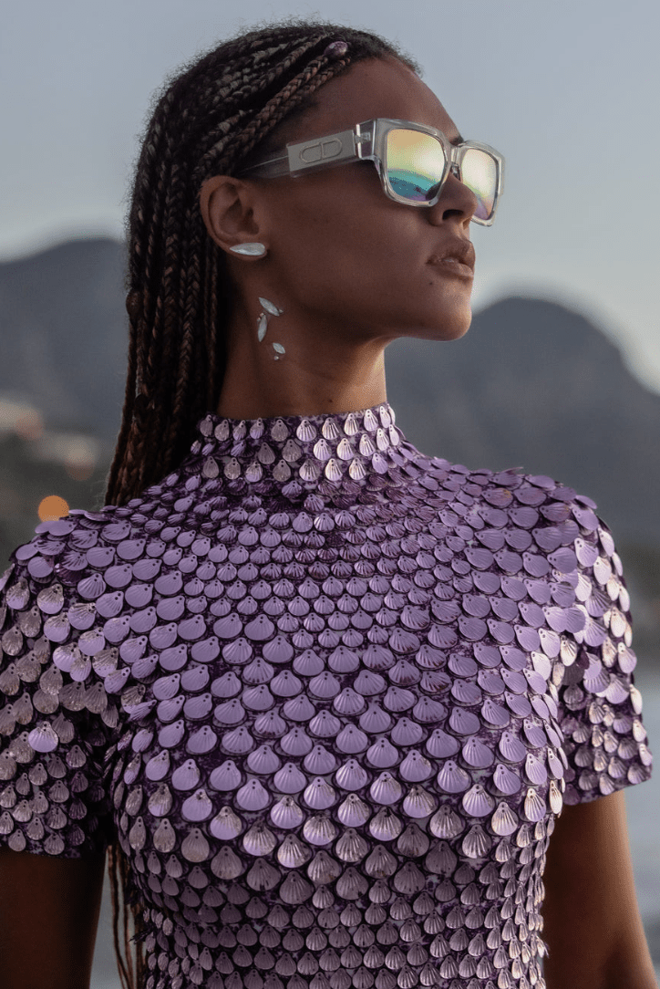 Noreen | High Neck Sequin Dress in first_variant_option1 | Elegant Women&