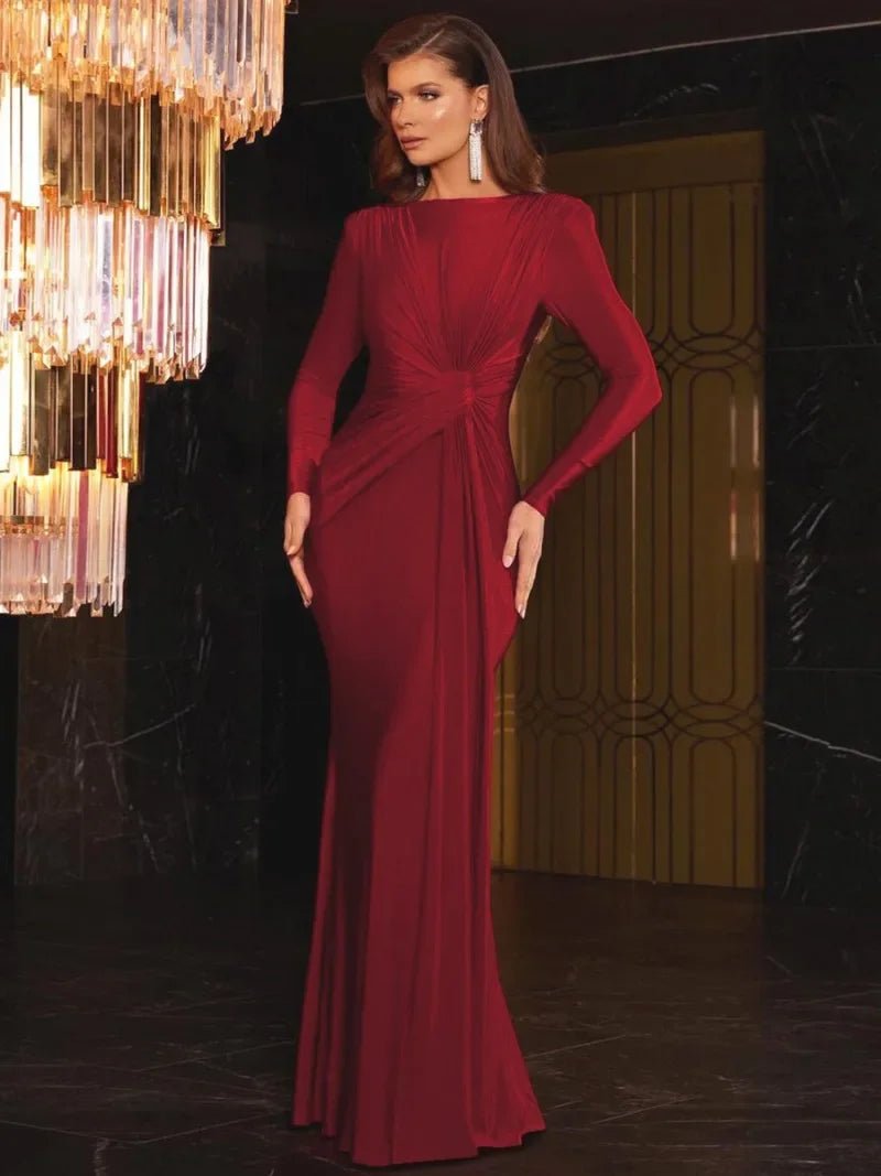 Novah | Refined Twist Dress in first_variant_option1 | Elegant Women&