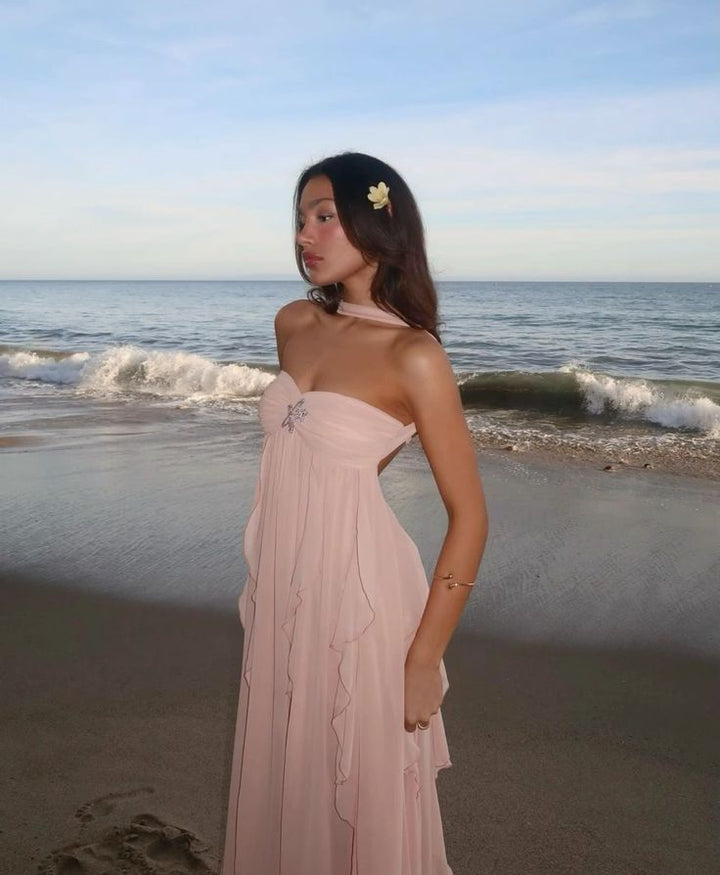 Nyra | Seabreeze Ruffle Gown in first_variant_option1 | Elegant Women&