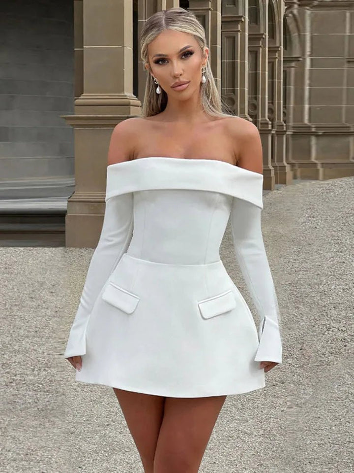 Nyra | Stunning Skater Dress in first_variant_option1 | Elegant Women&