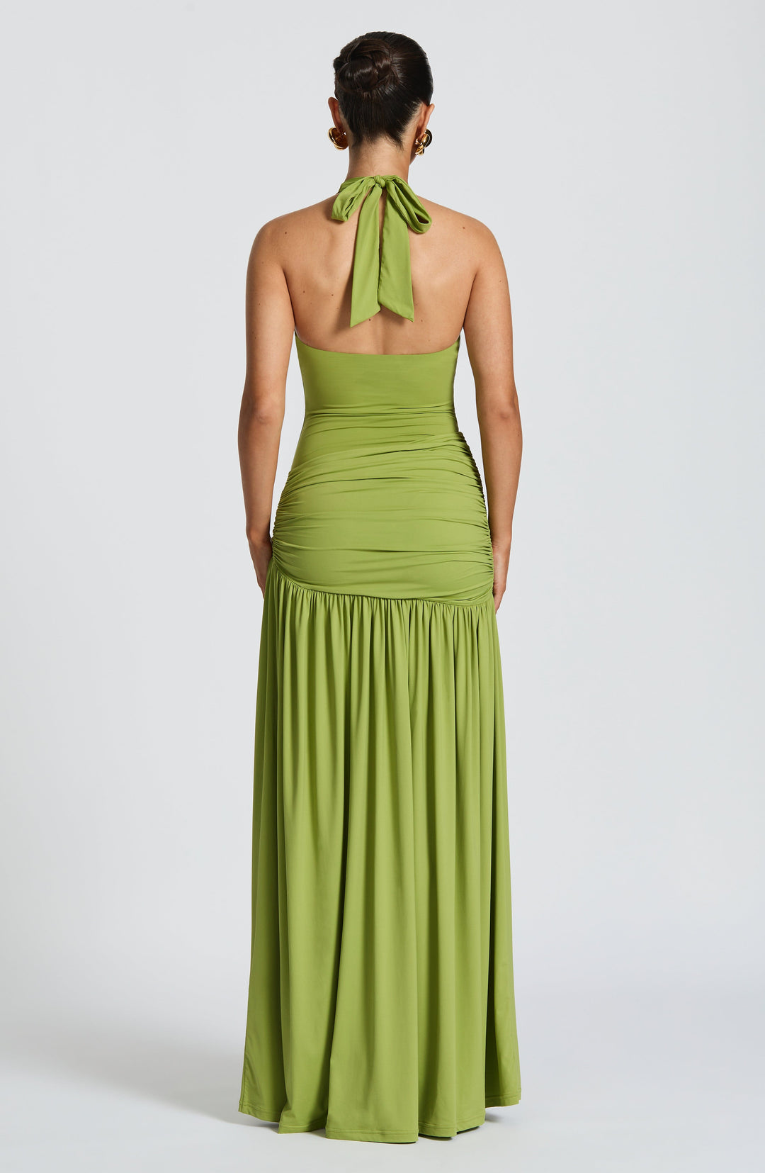 Gisell | Halter Scoop Neck High-Cut Bodysuit