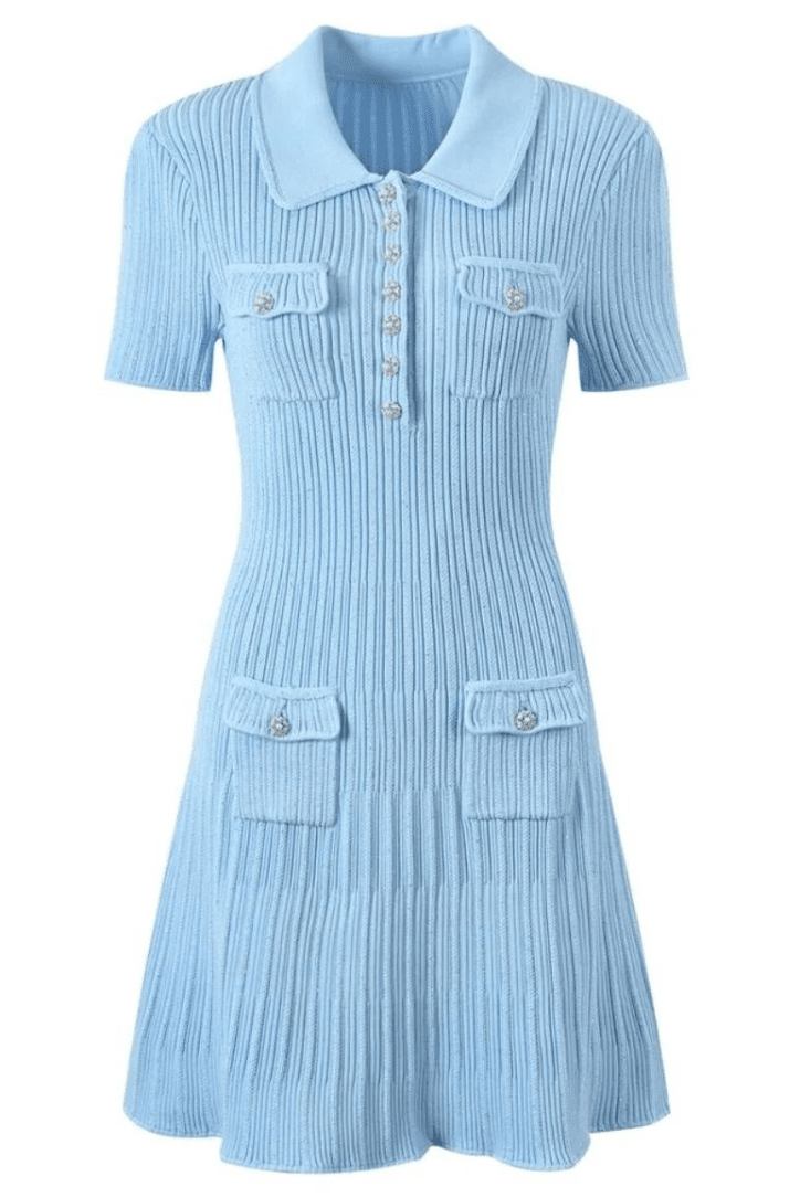 Onyx | Chic Ribbed Dress in first_variant_option1 | Elegant Women&