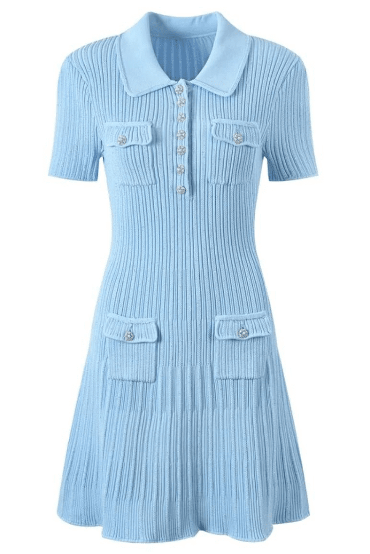 Onyx | Chic Ribbed Dress in first_variant_option1 | Elegant Women&