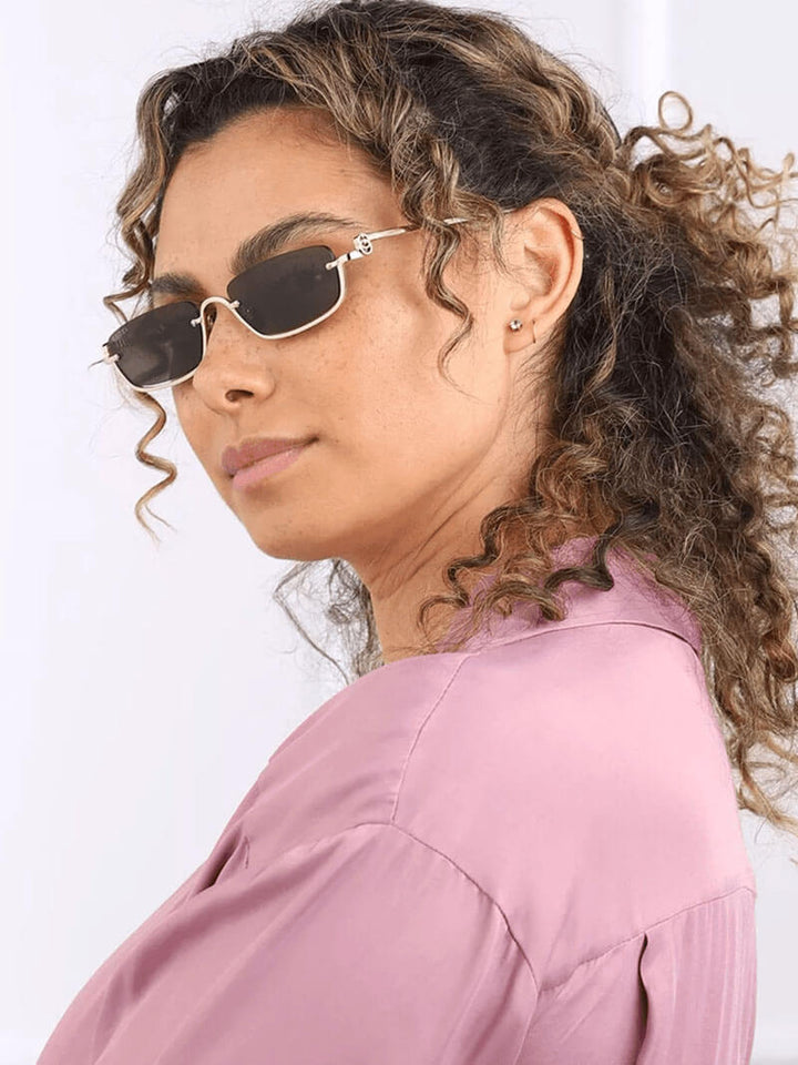 Ori | Refined Rimless Sunglasses in first_variant_option1 | Elegant Women&