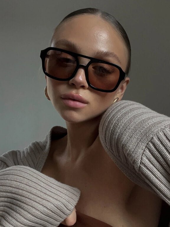 Oriana | Bold Shield Sunglasses in first_variant_option1 | Elegant Women&