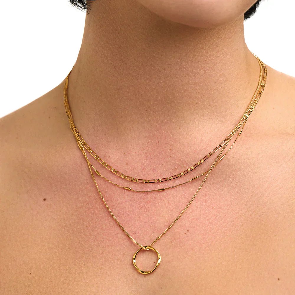 Paline | Layered Gold Necklace in first_variant_option1 | Elegant Women&