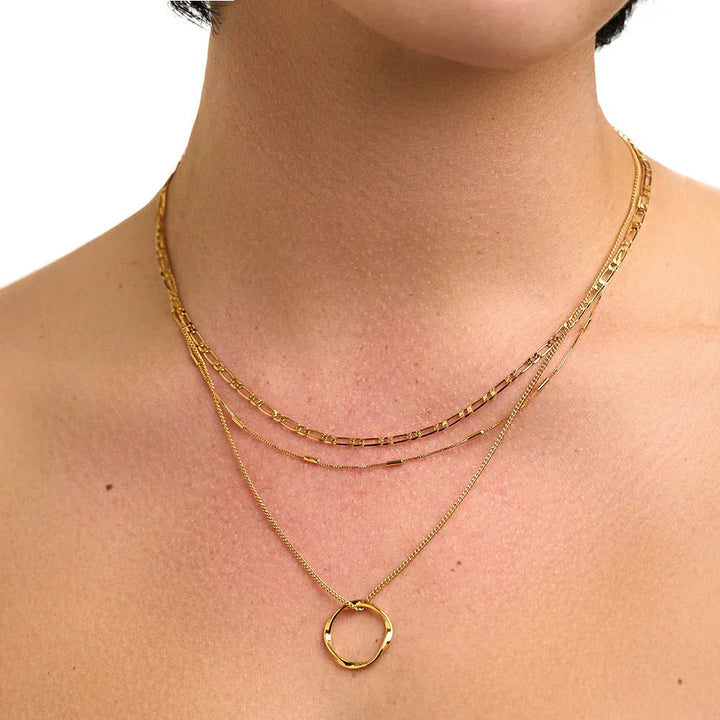 Paline | Layered Gold Necklace in first_variant_option1 | Elegant Women&