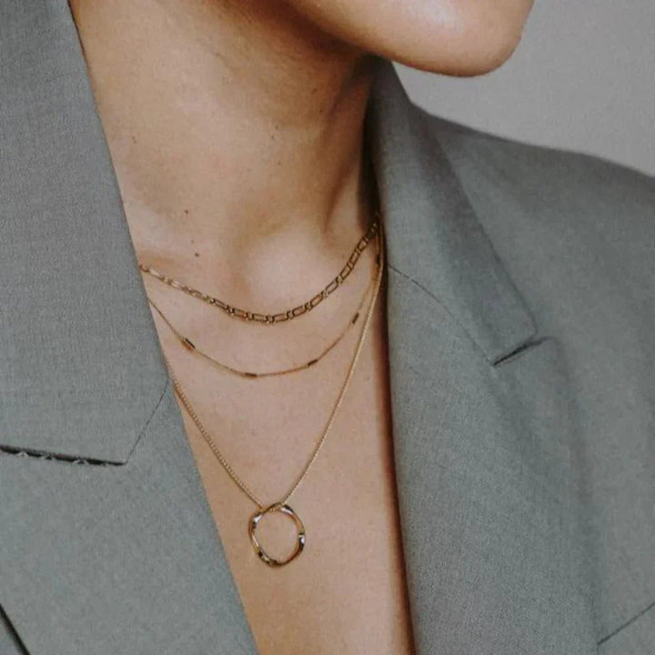 Paline | Layered Gold Necklace in first_variant_option1 | Elegant Women&