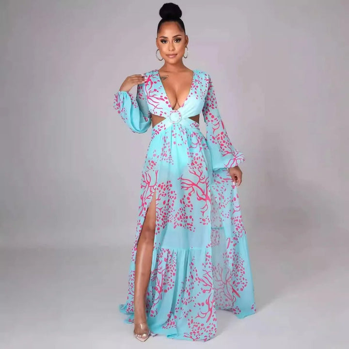 Reign | Vibrant Floral Dress in first_variant_option1 | Elegant Women&