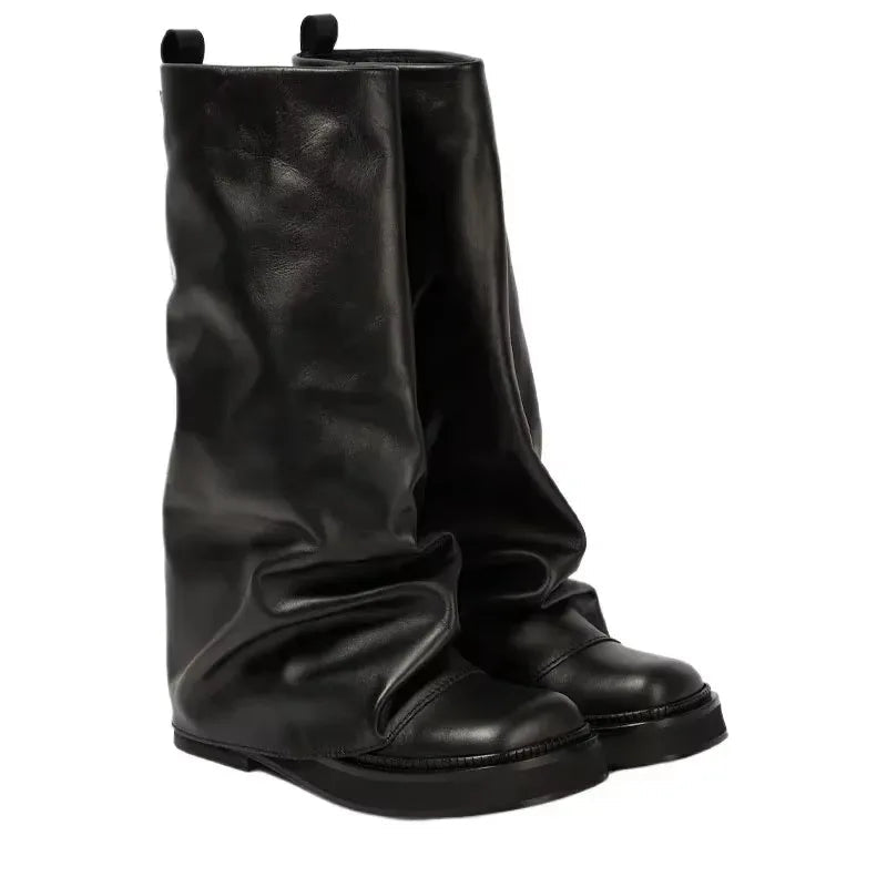 Renata | Oversized Slouchy Boots in first_variant_option1 | Elegant Women&