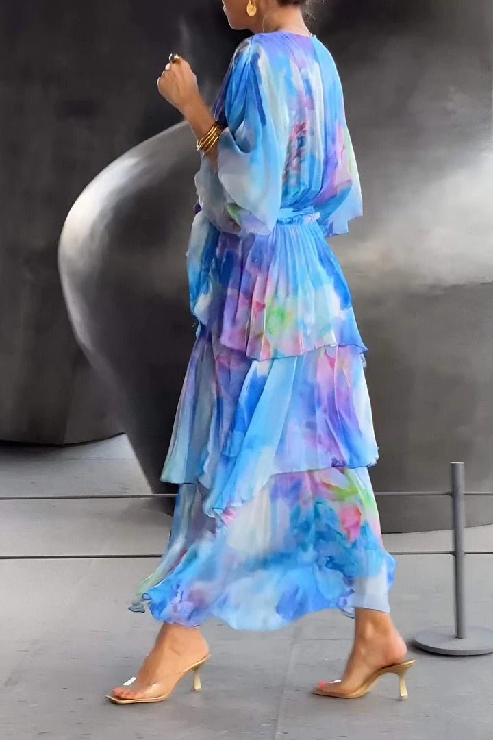 Rhiannon | Dreamy Watercolor Dress in first_variant_option1 | Elegant Women&