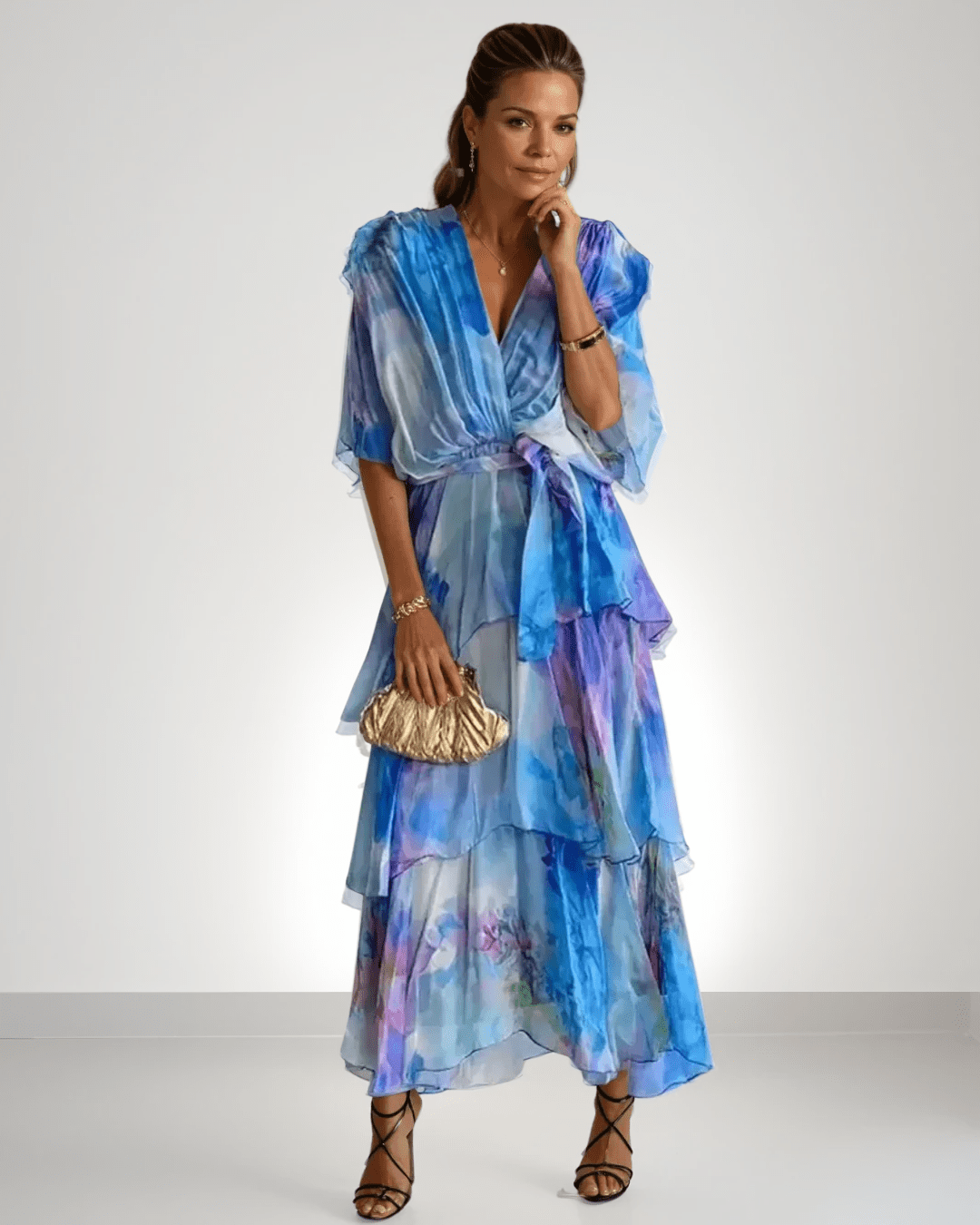 Rhiannon | Dreamy Watercolor Dress in first_variant_option1 | Elegant Women&