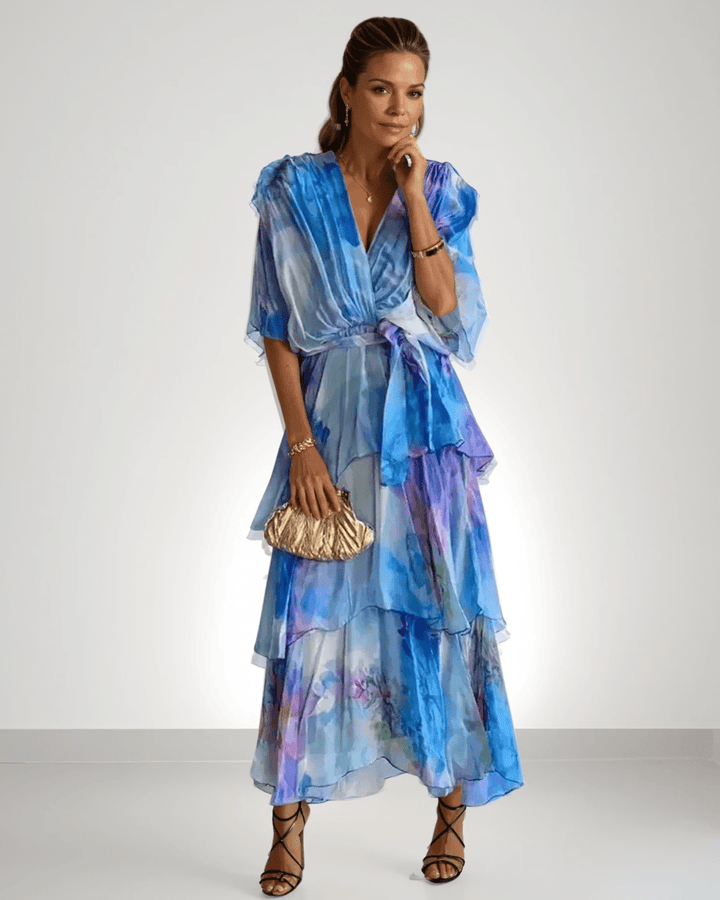 Rhiannon | Dreamy Watercolor Dress in first_variant_option1 | Elegant Women&