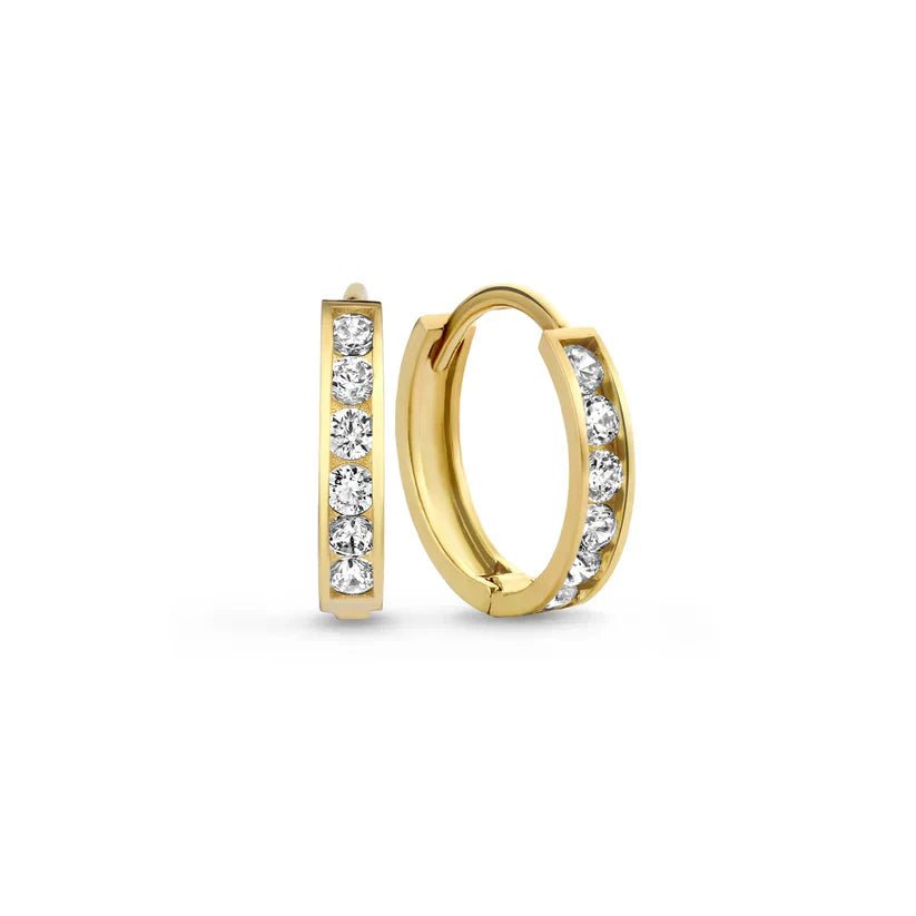 Rivella | Sparkling Hoop and Stud Duo Earrings in first_variant_option1 | Elegant Women&