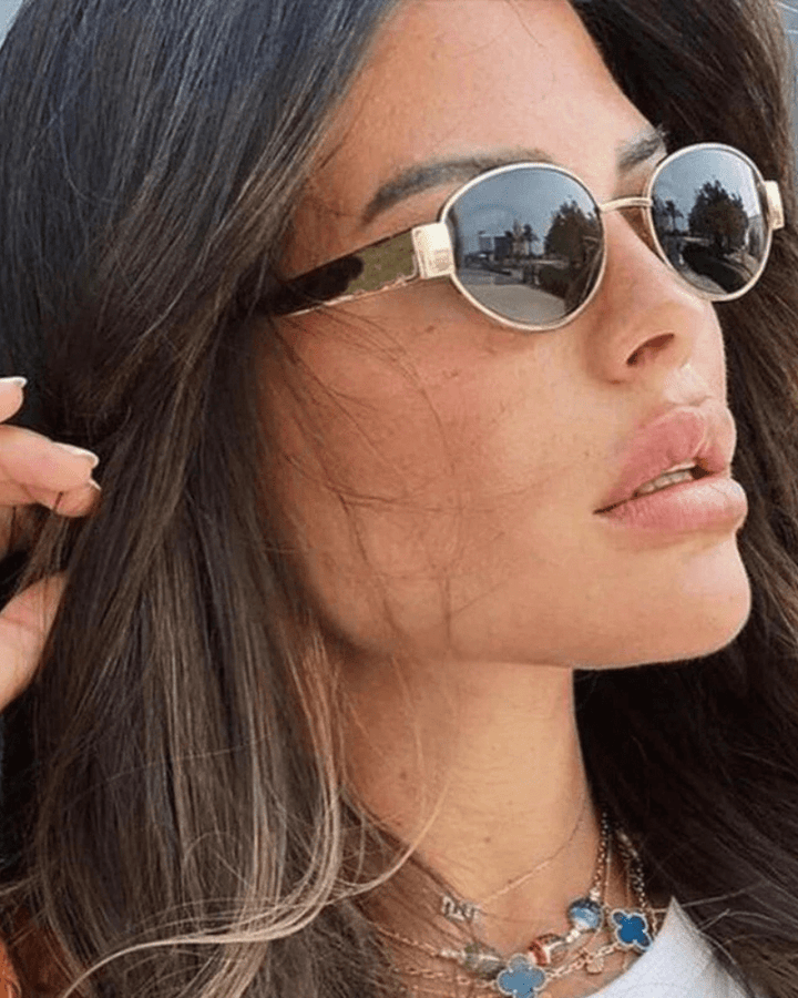 Romilda Emerald Sunglasses in first_variant_option1 | Elegant Women&