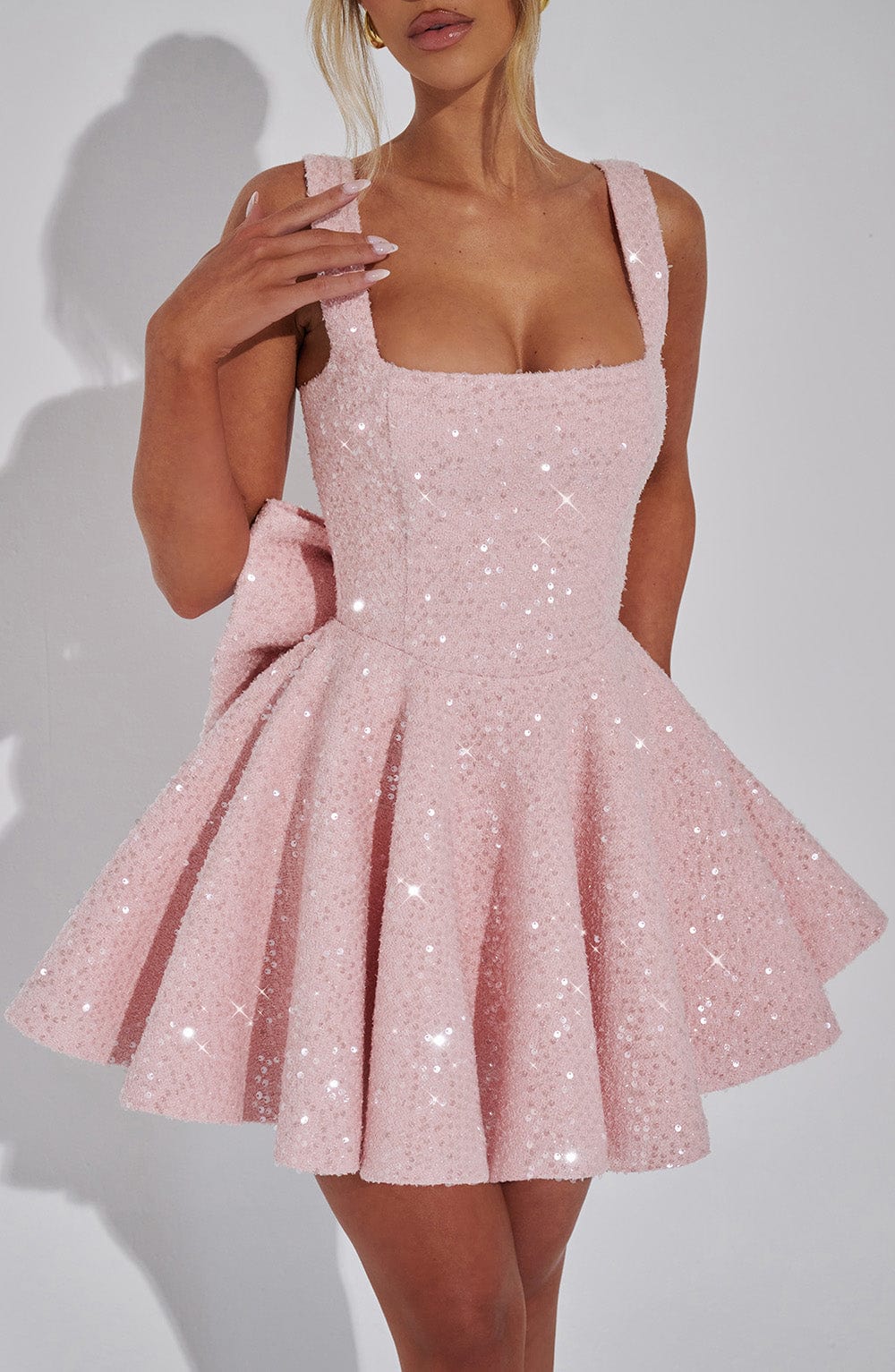 Romy | Dazzling Bow Dress in first_variant_option1 | Elegant Women&