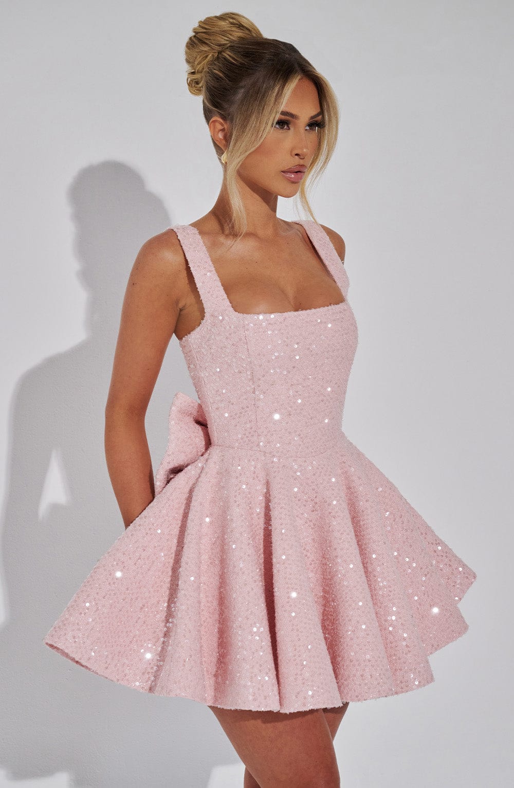 Romy | Dazzling Bow Dress in first_variant_option1 | Elegant Women&