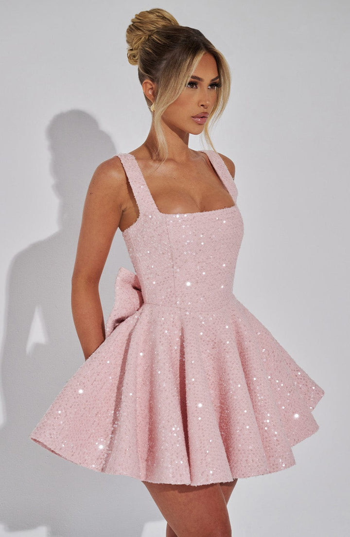 Romy | Dazzling Bow Dress in first_variant_option1 | Elegant Women&