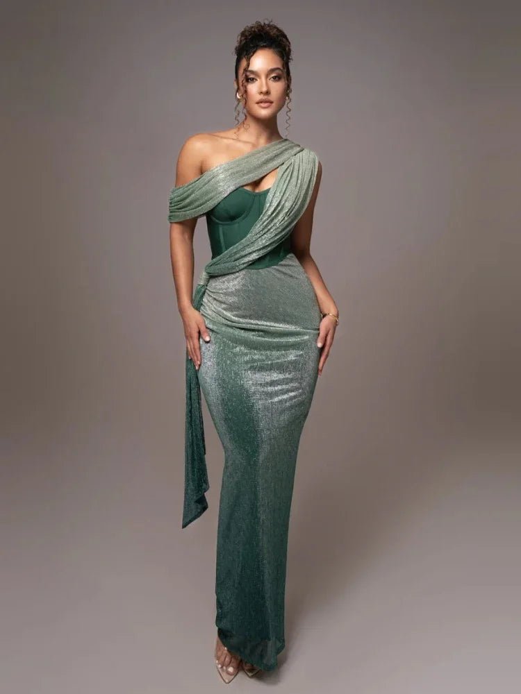 Roselyn | Luxe Statement Dress in first_variant_option1 | Elegant Women&