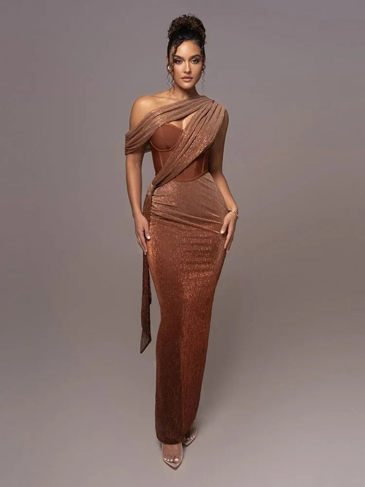 Roselyn | Luxe Statement Dress in first_variant_option1 | Elegant Women&