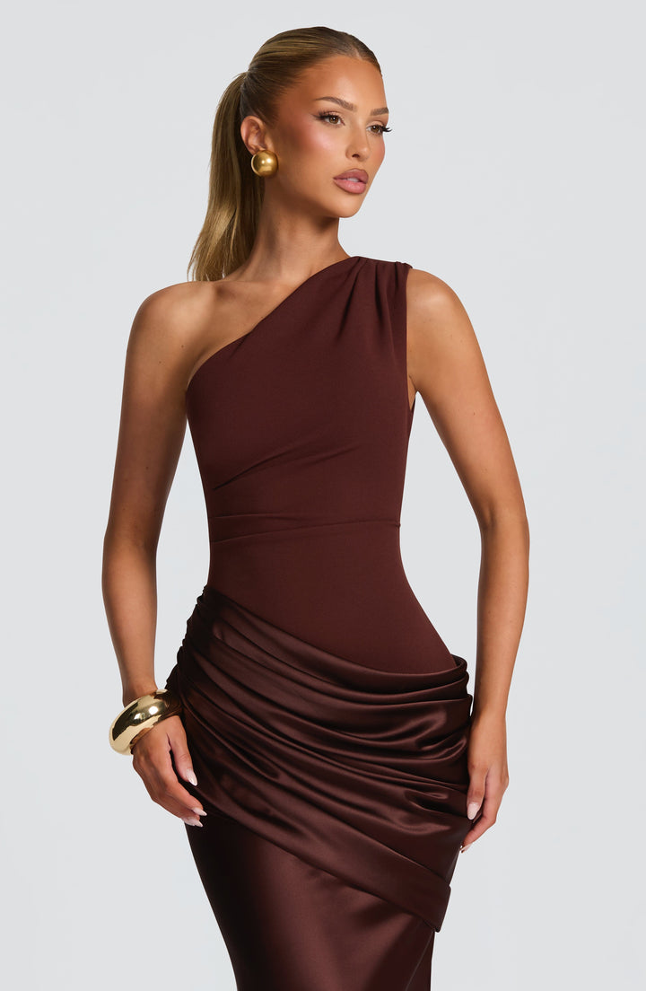 Elara | One-Shoulder Maxi Dress