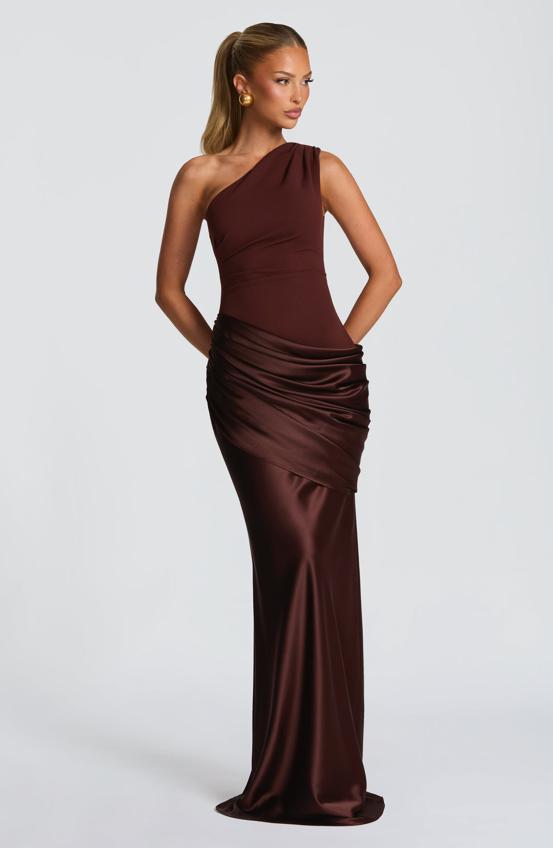 Elara | One-Shoulder Maxi Dress
