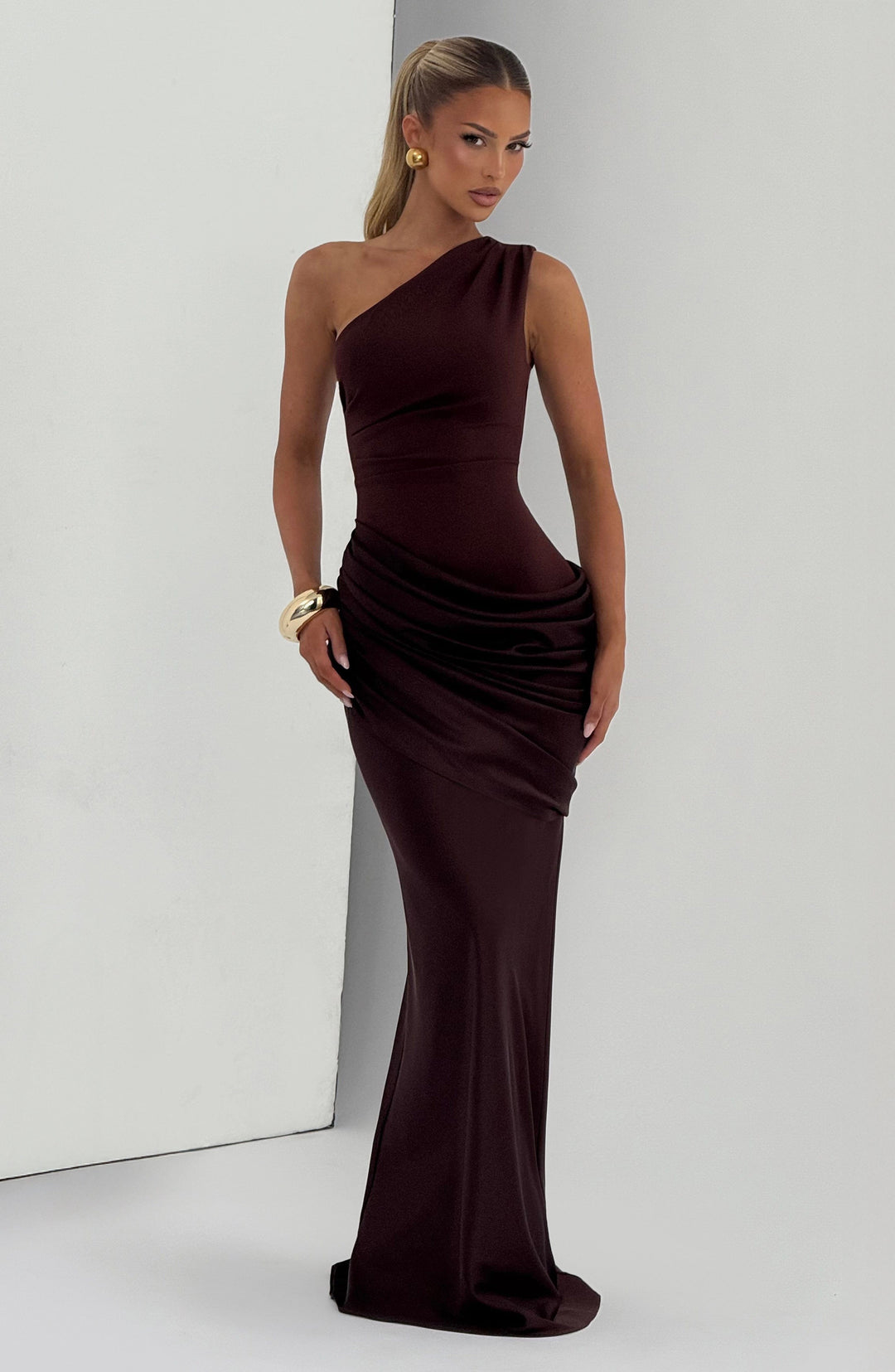 Elara | One-Shoulder Maxi Dress