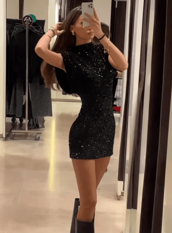 Saige | Glitzy Glam Dress in first_variant_option1 | Elegant Women&