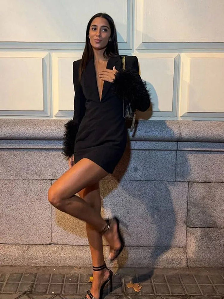 Sallie | Sophisticated Blazer Dress in first_variant_option1 | Elegant Women&