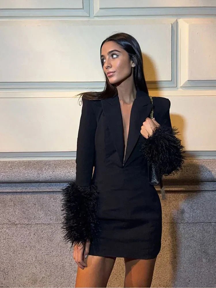 Sallie | Sophisticated Blazer Dress in first_variant_option1 | Elegant Women&