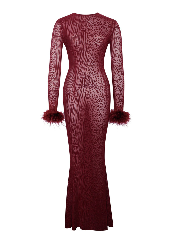 Sally | Statement Mesh Dress in first_variant_option1 | Elegant Women&