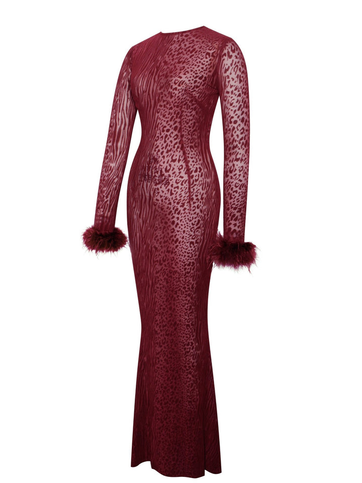 Sally | Statement Mesh Dress in first_variant_option1 | Elegant Women&