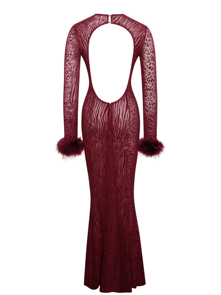 Sally | Statement Mesh Dress in first_variant_option1 | Elegant Women&