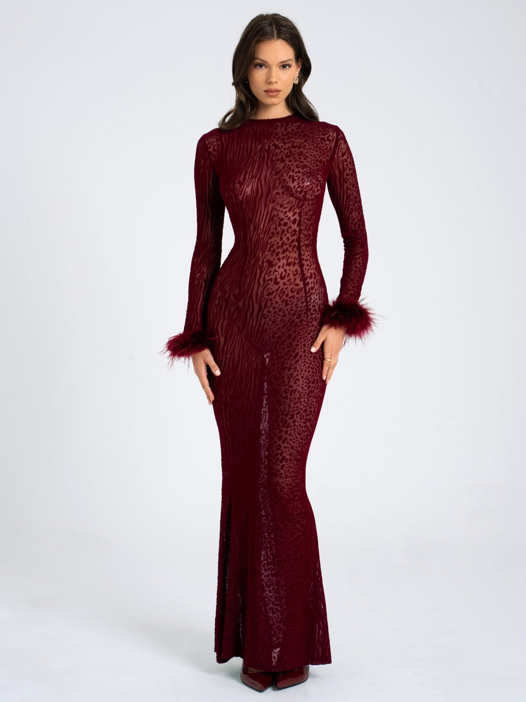 Sally | Statement Mesh Dress in first_variant_option1 | Elegant Women&