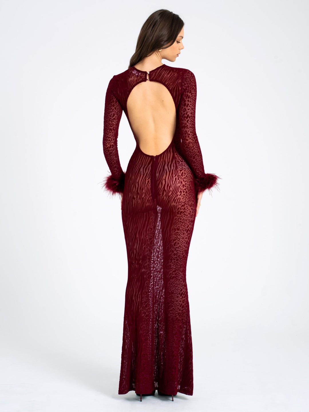 Sally | Statement Mesh Dress in first_variant_option1 | Elegant Women&