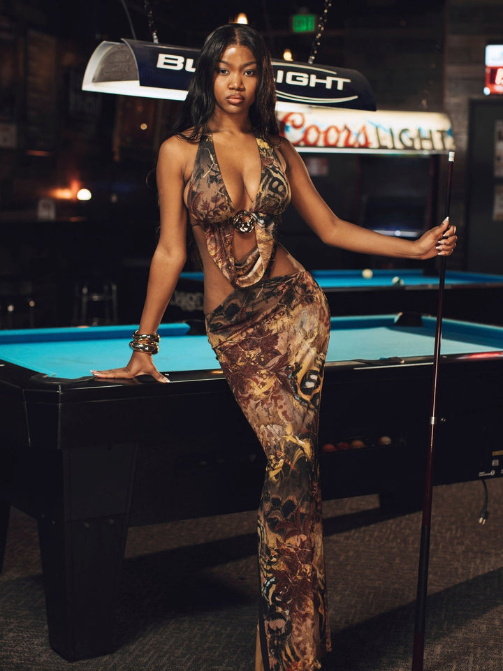 Sanchia | Mystic Jungle Dress in first_variant_option1 | Elegant Women&