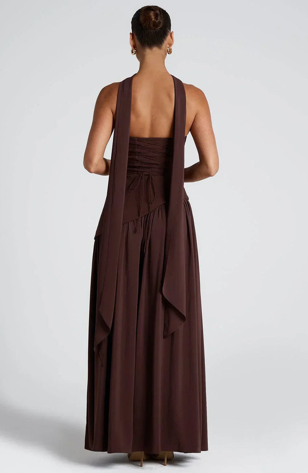 Sara | Boho Halter Maxi Dress in first_variant_option1 | Elegant Women&