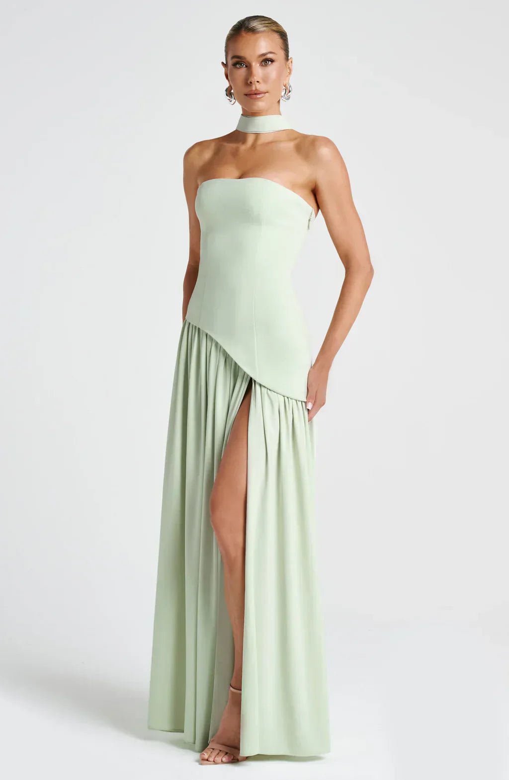 Sara | Boho Halter Maxi Dress in first_variant_option1 | Elegant Women&
