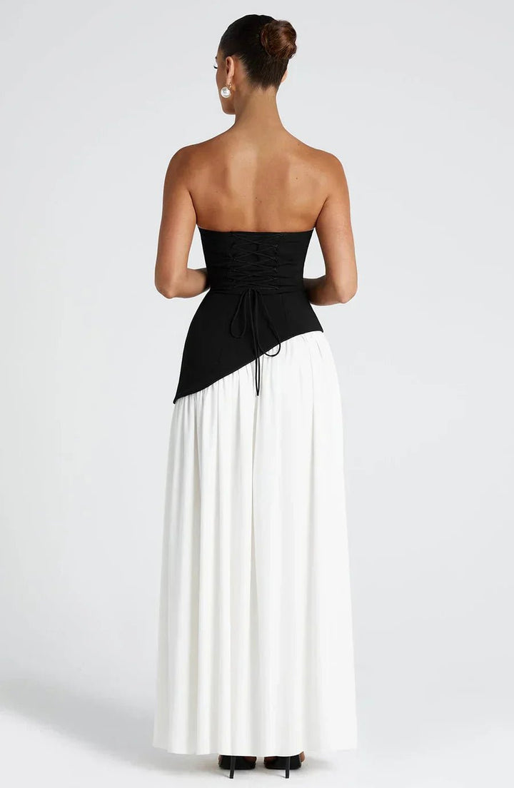 Sara | Boho Halter Maxi Dress in first_variant_option1 | Elegant Women&