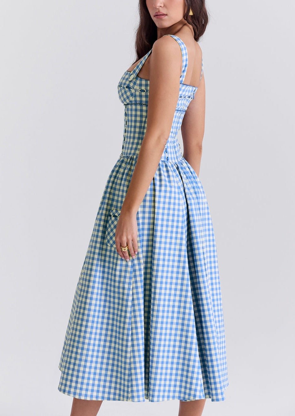 Sariah | Graceful Midi Sundress in first_variant_option1 | Elegant Women&