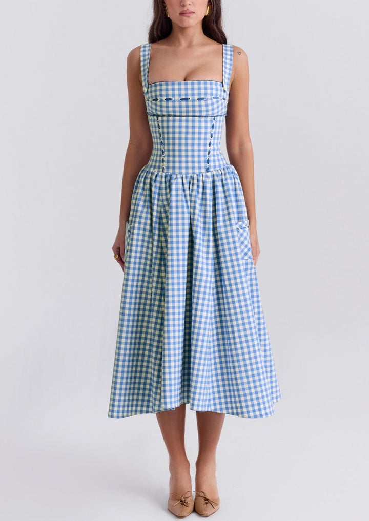Sariah | Graceful Midi Sundress in first_variant_option1 | Elegant Women&