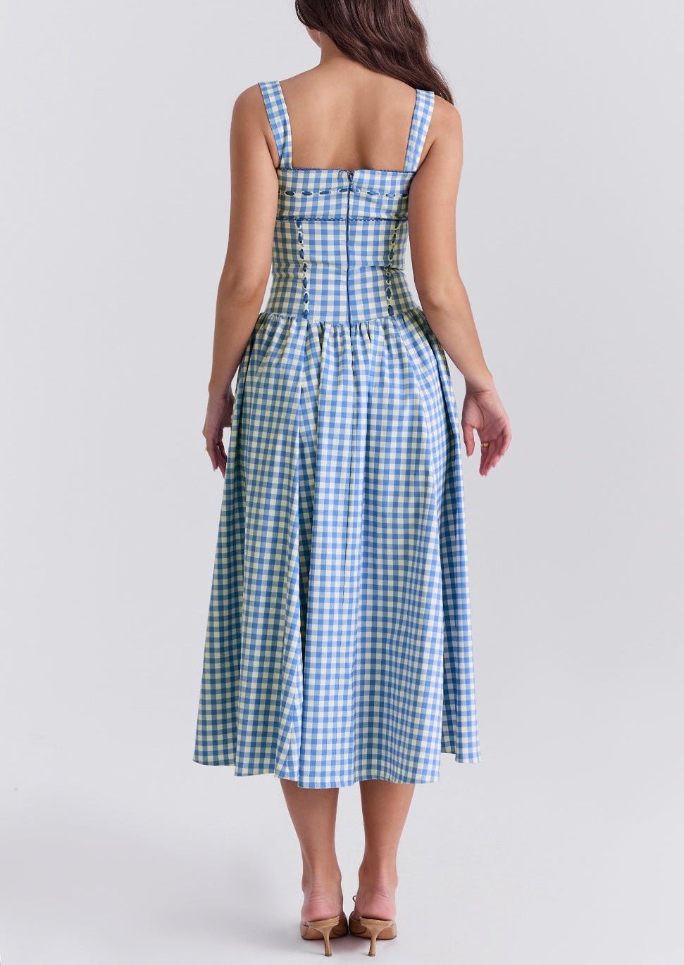 Sariah | Graceful Midi Sundress in first_variant_option1 | Elegant Women&