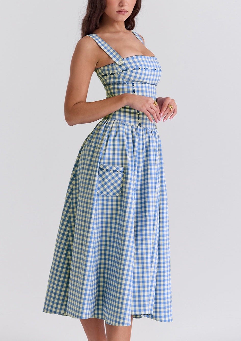 Sariah | Graceful Midi Sundress in first_variant_option1 | Elegant Women&