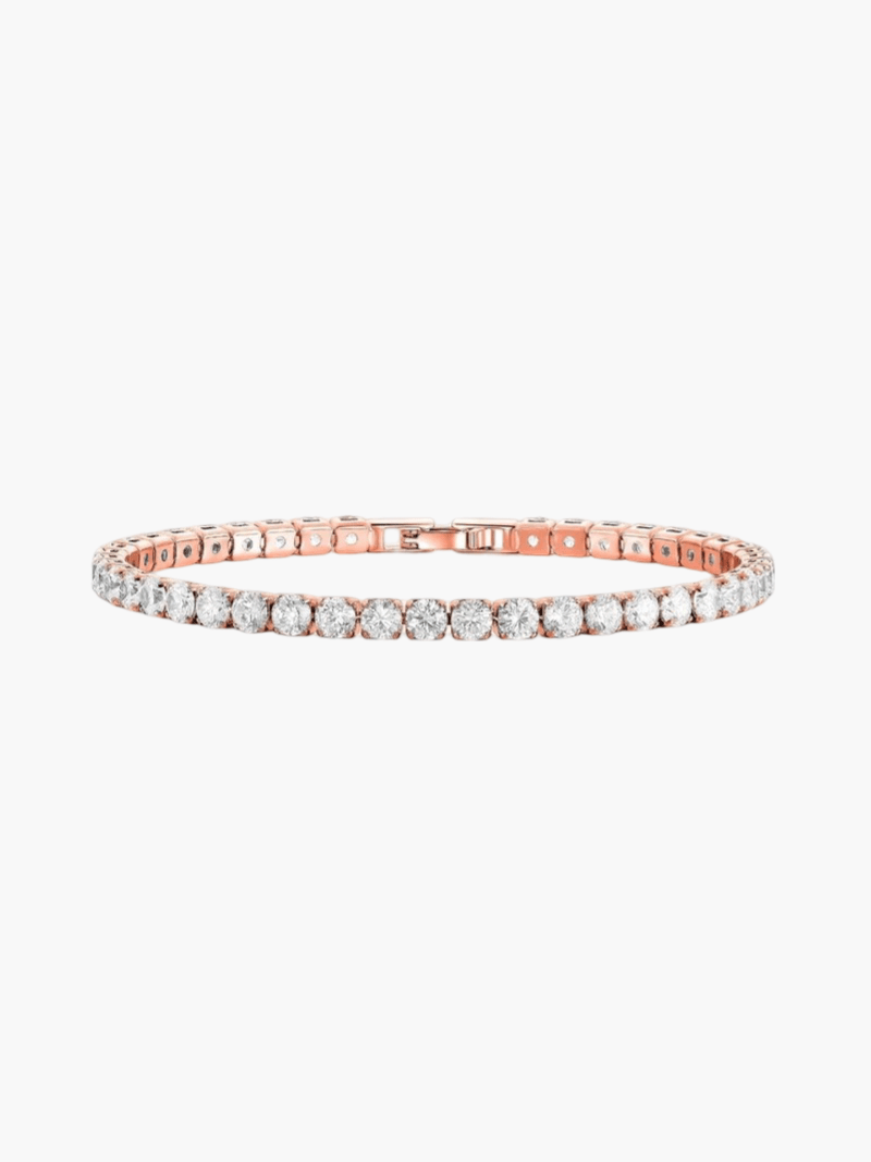 Lucia | Classic Gold Zirconia Tennis Bracelet