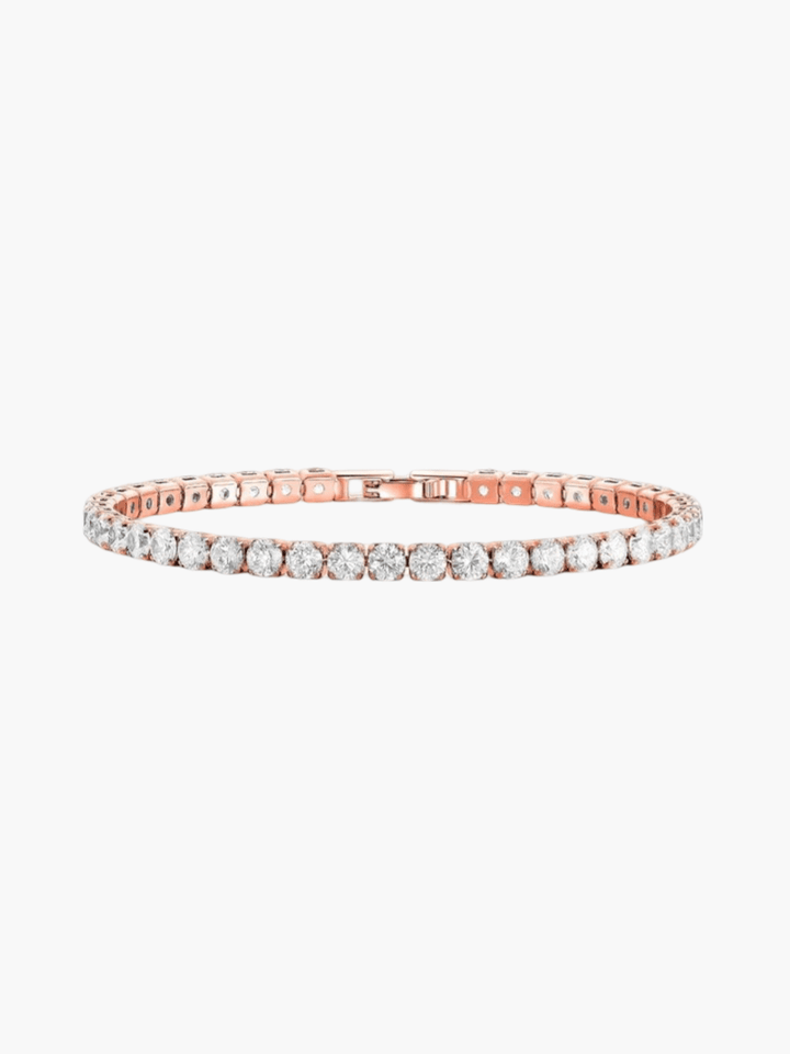 Lucia | Classic Gold Zirconia Tennis Bracelet