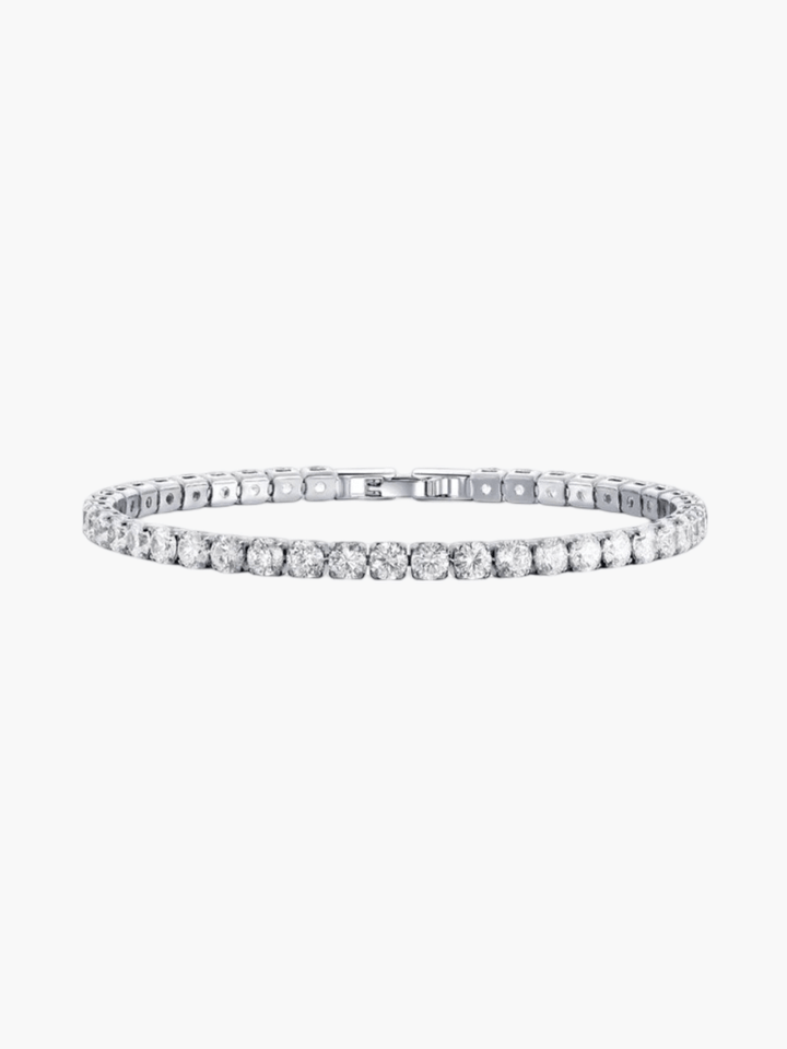 Lucia | Classic Gold Zirconia Tennis Bracelet